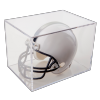 Case of 8 UV Protected Ball Qube mini Helmet Display Cubes 7"x 5"x 5"